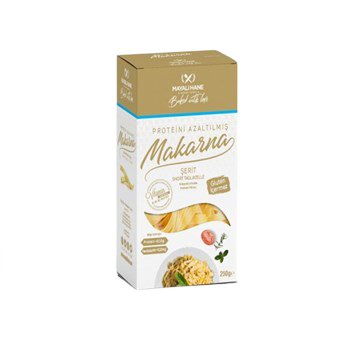 Mayalı Hane Düşük Proteinli Glutensiz Prebiyotik Lif Katkılı Şerit Makarna