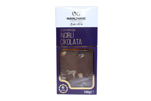 Mayalı Hane Düşük Proteinli İncirli Çikolata