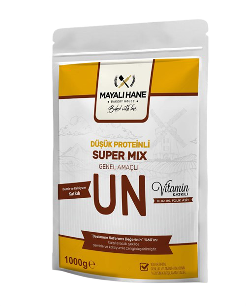 Mayalı Hane Düşük Proteinli Süper Mix Genel Amaçlı Un