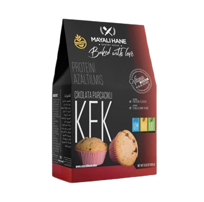 Mayalı Hane Düşük Proteinli ve Glutensiz Çikolata Parçacıklı Kek