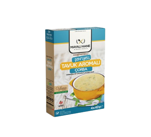 Mayalı Hane Düşük Proteinli Şehriyeli Tavuk Aromalı Çorba