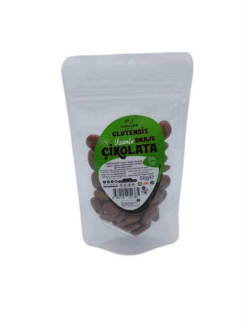 Mayalı Hane Glutensiz Üzümlü Draje Çikolata